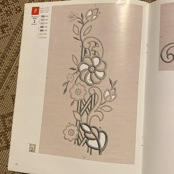 Husqvarna Viking Venetian Embroidery’s by Margitt Grimm No. 165 - Picture 11 of 11